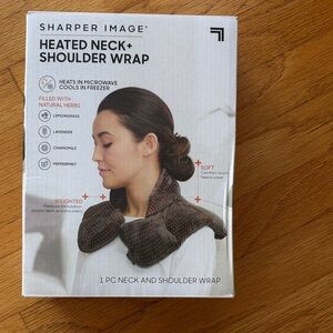 Sharper Image Brown Neck and Shoulder Wrap